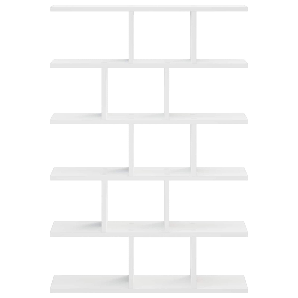 Wall Shelf 70 x 17 x 101 cm Engineered Wood White