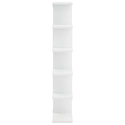 Wall Shelf 70 x 17 x 101 cm Engineered Wood White