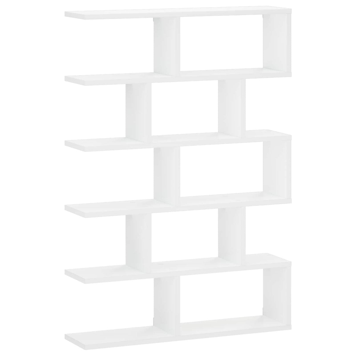 Wall Shelf 70 x 17 x 101 cm Engineered Wood White