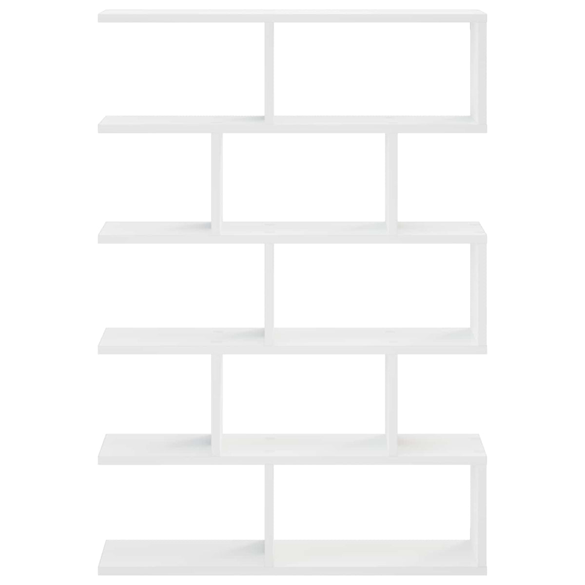 Wall Shelf 70 x 17 x 101 cm Engineered Wood White