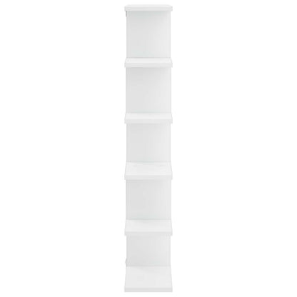 Wall Shelf 70 x 17 x 101 cm Engineered Wood White