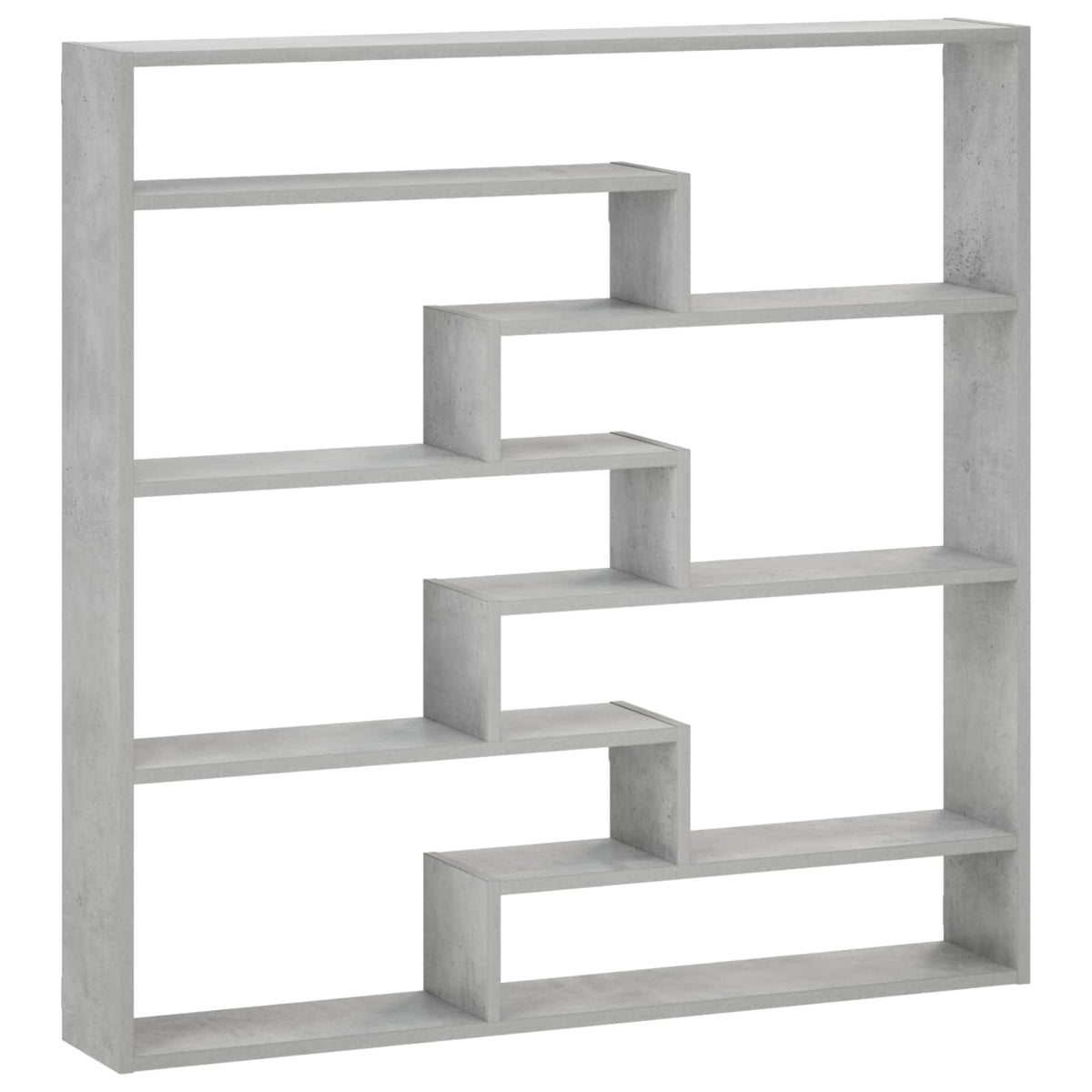 Wall Shelf 103 x 17 x 102 cm Engineered Wood Concrete grey