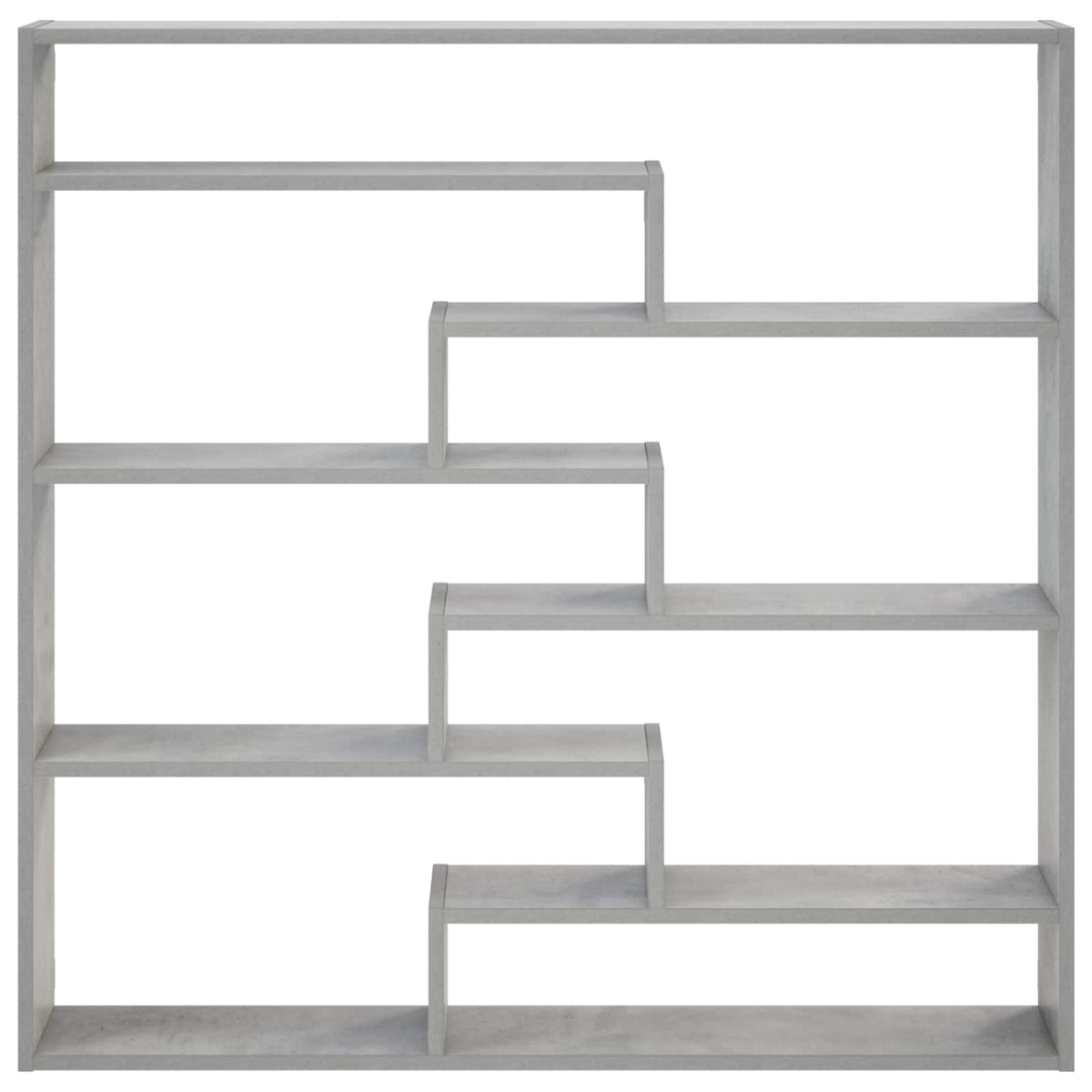 Wall Shelf 103 x 17 x 102 cm Engineered Wood Concrete grey