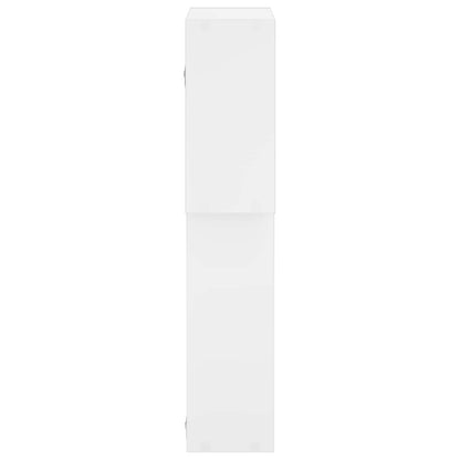 Wall Shelf 98 x 17 x 91 cm Engineered Wood White