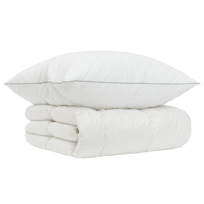 vidaXL 90% Goose Down Duvet Set FULDA 2 pcs 140 x 200 cm All Seasons 2