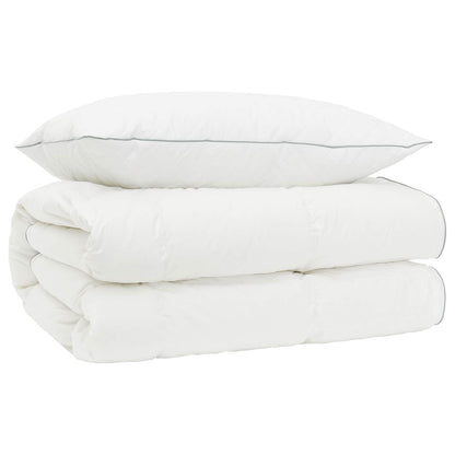 vidaXL 90% Goose Down Duvet Set FULDA 2 pcs 135 x 200 cm All Seasons 2