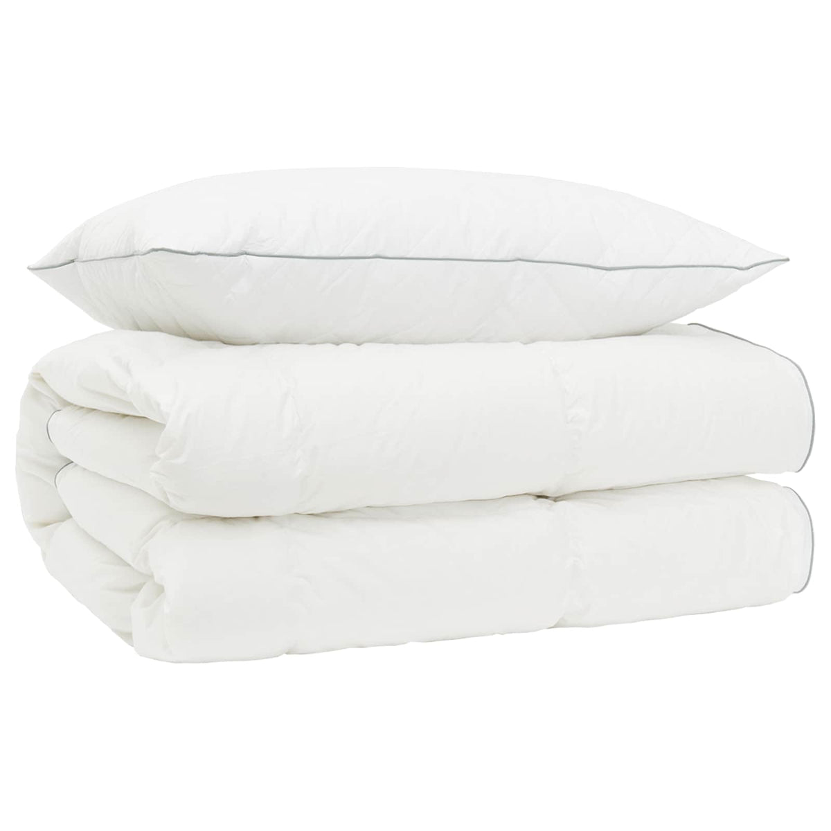 vidaXL 90% Goose Down Duvet Set FULDA 2 pcs 137 x 200 cm All Seasons 2