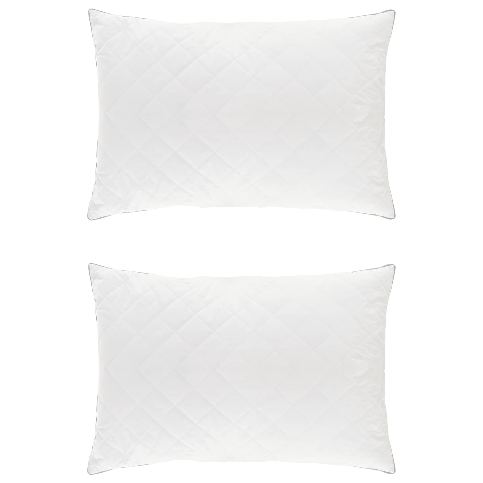 vidaXL 90% Goose Down Duvet Set FULDA 3 pcs 200 x 200 cm Summer White 3