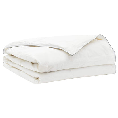 vidaXL 90% Goose Down Duvet Set FULDA 3 pcs 220 x 260 cm Summer White 4