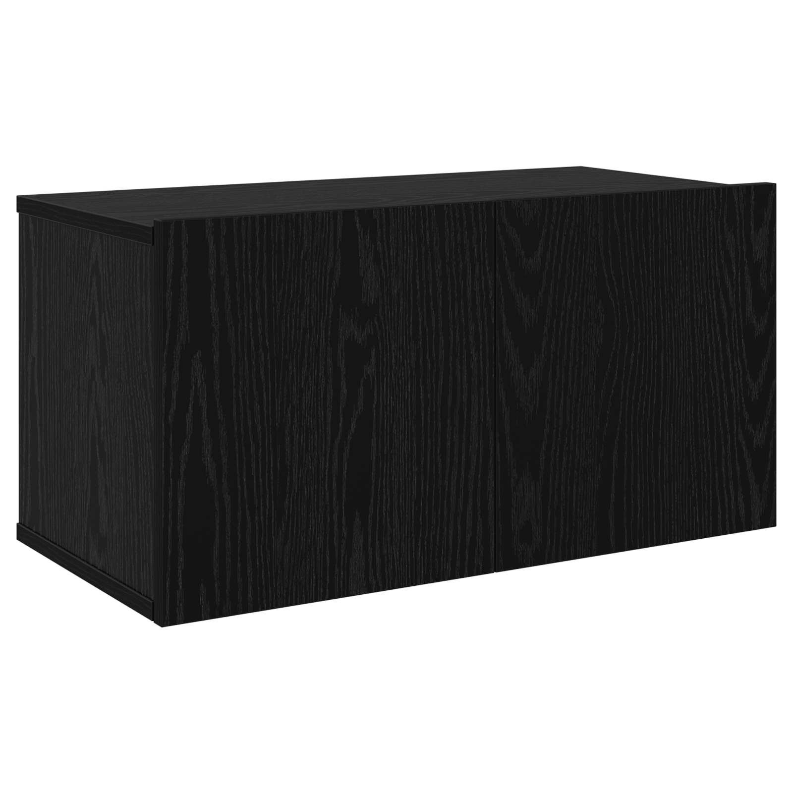 vidaXL TV Cabinet Set 8 pcs Black Oak Engineered Wood 5