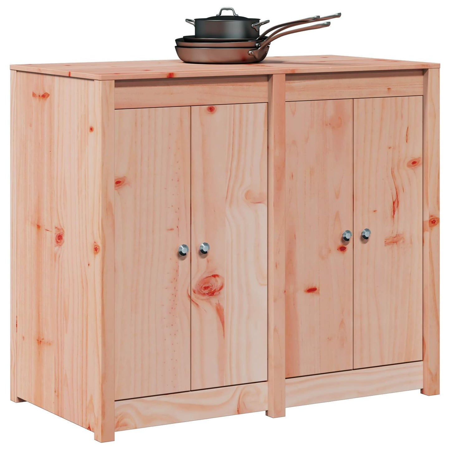 vidaXL Outdoor Kitchen Cabinet MEPPEL White 106 x 55 x 92 cm 3