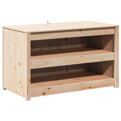 vidaXL Outdoor Kitchen Cabinet MEPPEL 2 pcs Natural Douglas 4