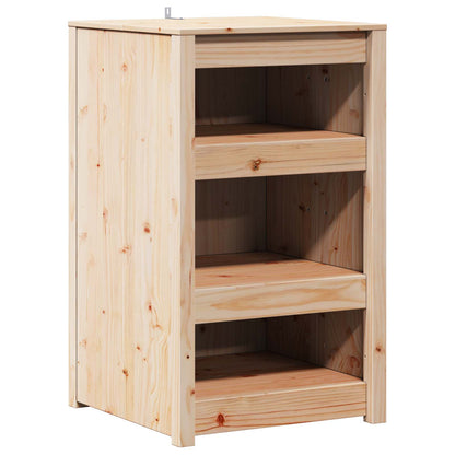 vidaXL Outdoor Kitchen Cabinet MEPPEL 2 pcs Natural Douglas 5