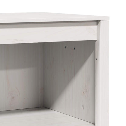 vidaXL Outdoor Kitchen Cabinet MEPPEL 2 pcs White Solid Pine Wood 6