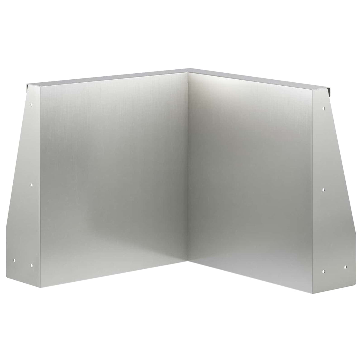 Retaining Wall 2 pcs Steel 50 x 50 x 50 cm 2 x 270° Corner Stainless steel