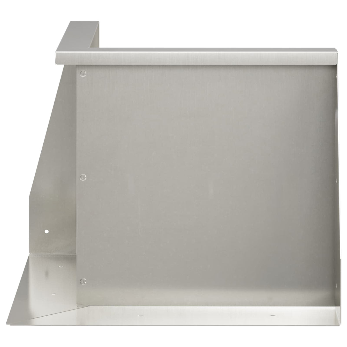 Retaining Wall 2 pcs Steel 50 x 50 x 50 cm 2 x 270° Corner Stainless steel