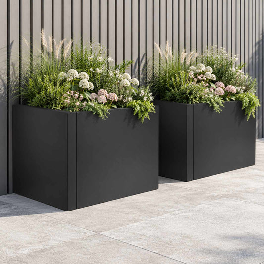 Retaining Wall Steel Black