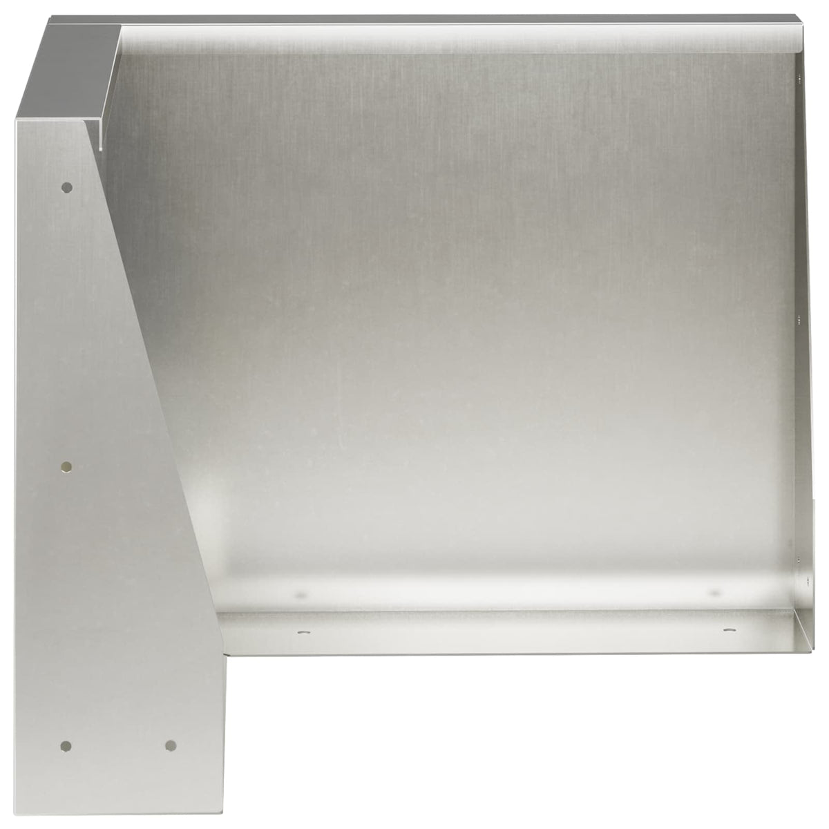 Retaining Wall 2 pcs Steel 50 x 50 x 50 cm 2 x 90°corner Stainless steel