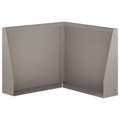 Retaining Wall Steel 50 x 50 x 50 cm 1 x 90°corner Weathering steel