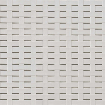 vidaXL 3-Seater Garden Sofa Rattan Look PP White 6