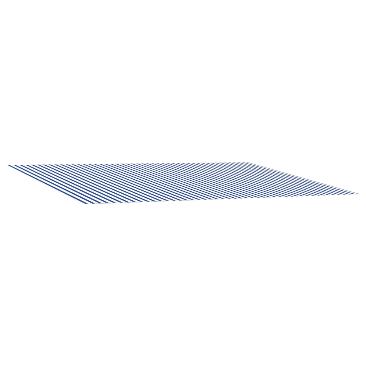 Awning Replacement Fabric 500 x 300 cm Polyester Blue and white