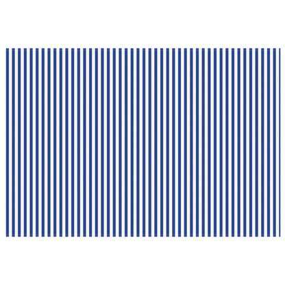 Awning Replacement Fabric Blue white