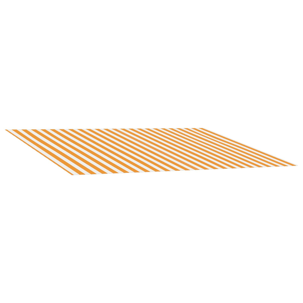 Awning Replacement Fabric 350 x 250 cm Polyester Yellow and white