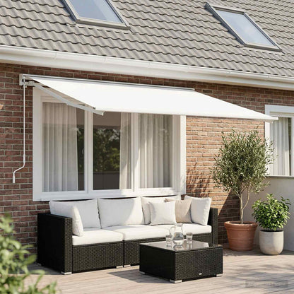 Awning Replacement Fabric White