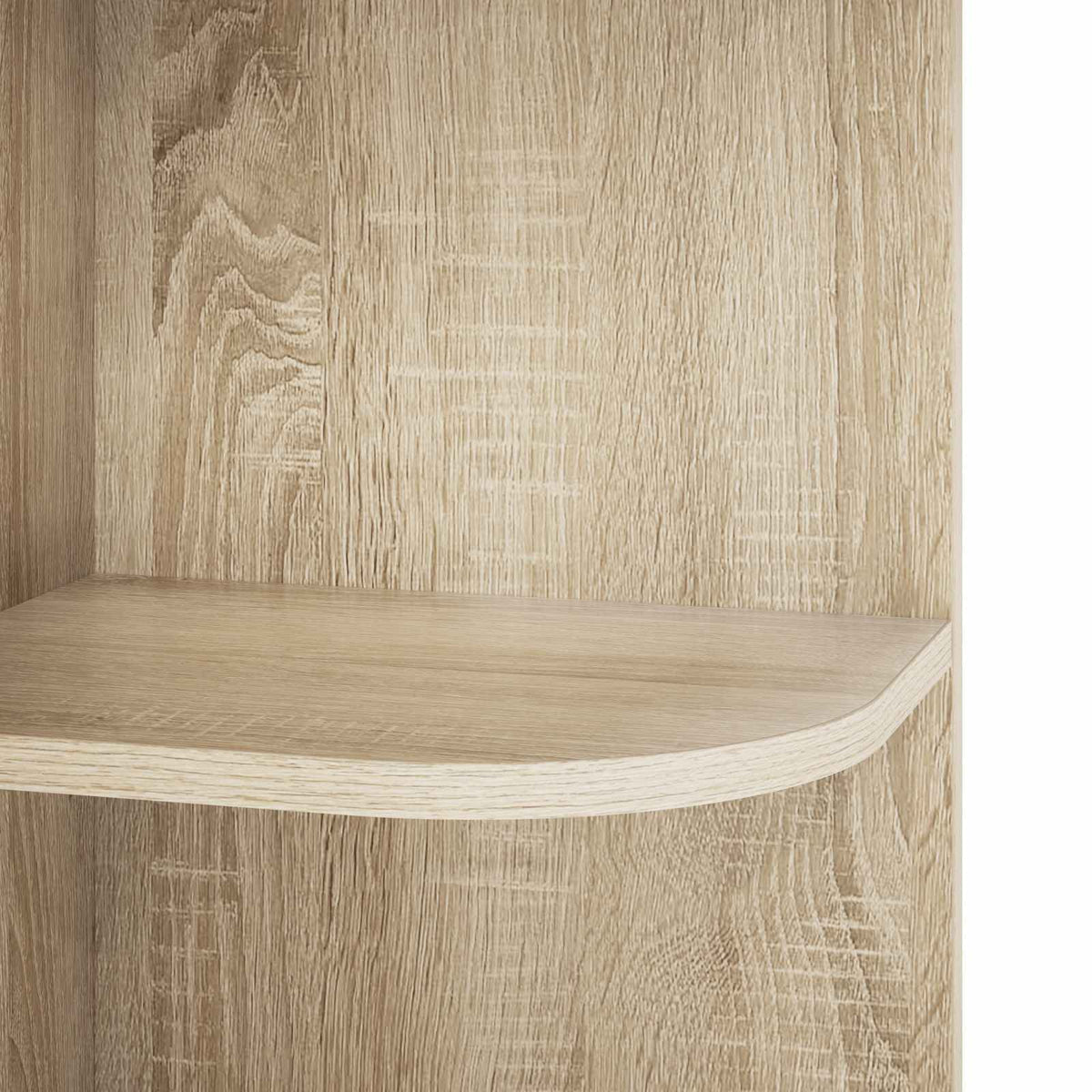 Corner Shelf 4-Tier 31.5 x 31 x 130 cm Engineered Wood Sonoma oak
