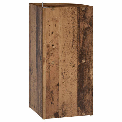 Corner Shelf 2-Tier 41.5 x 41.5 x 72 cm Engineered Wood Old wood