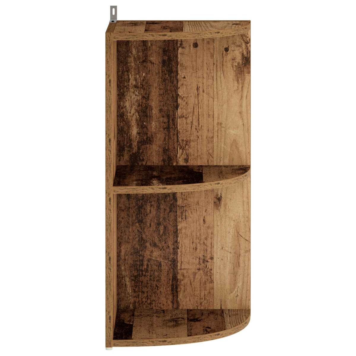 Corner Shelf 2-Tier 41.5 x 41.5 x 72 cm Engineered Wood Old wood