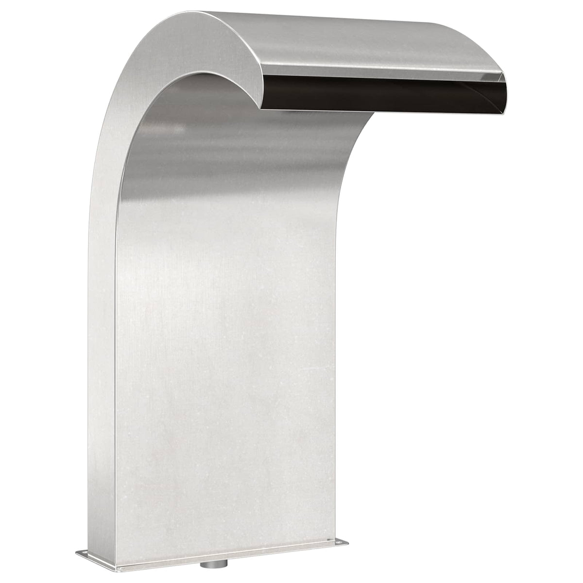 Pool Fountain Stainless Steel 45x30x65 cm Silver with LED