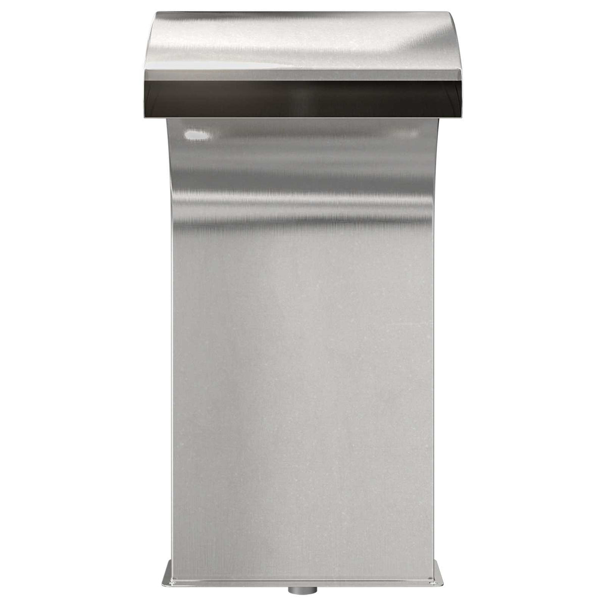 Pool Fountain Stainless Steel 45x30x65 cm Silver with LED