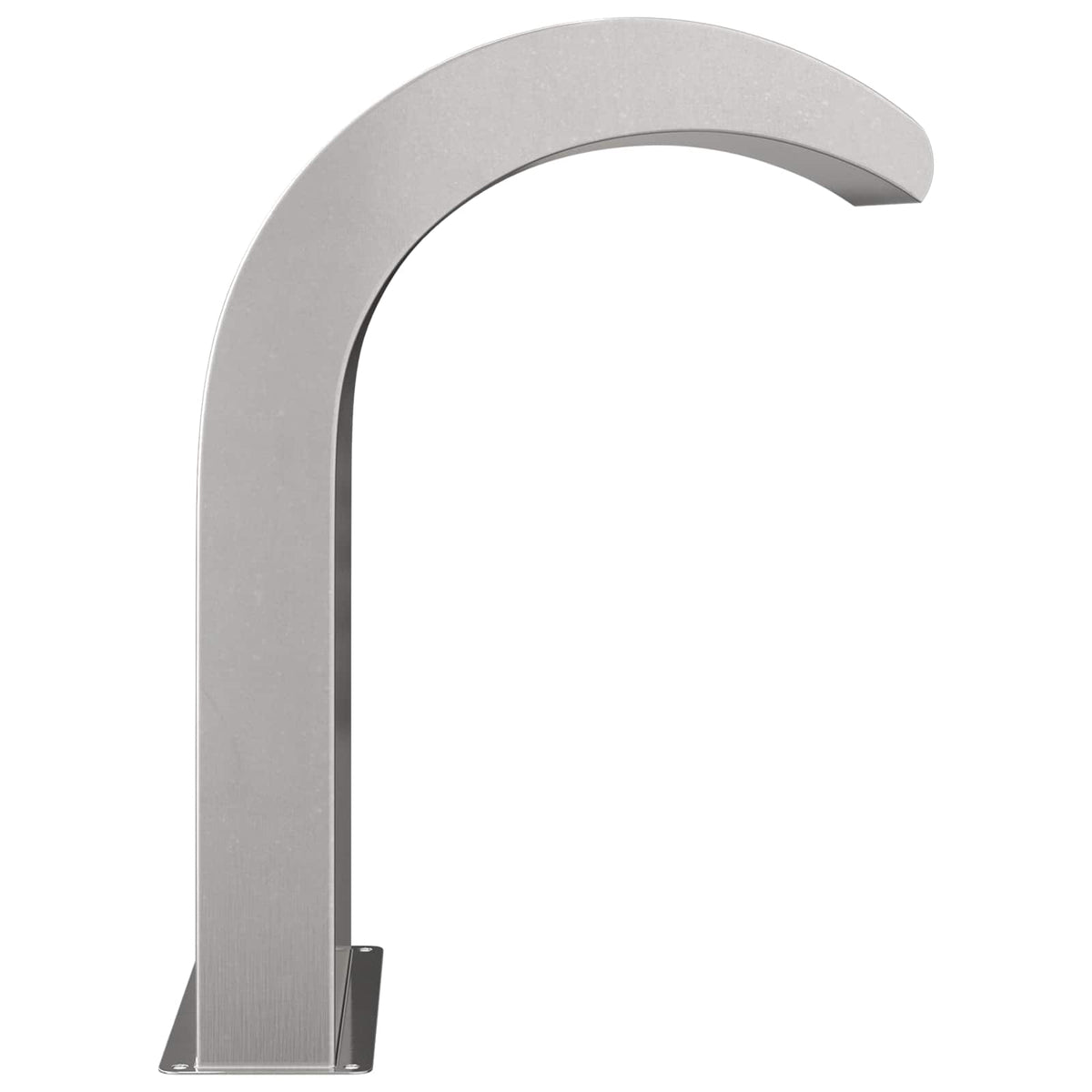 Pool Fountain Stainless Steel 45x30x65 cm Silver with LED