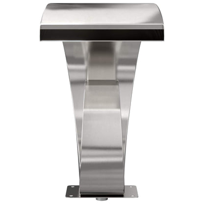 vidaXL Pool Waterfall with LED Stainless Steel 304 50 x 30 x 53 cm 5