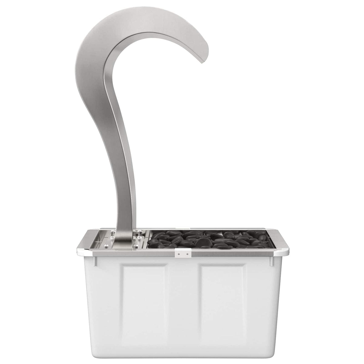 vidaXL Garden Waterfall Stainless Steel 304 54.5 x 34 x 83 cm Silver 5