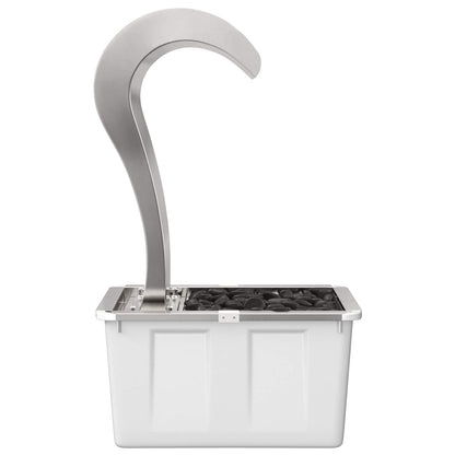 vidaXL Garden Waterfall Stainless Steel 304 54.5 x 34 x 83 cm Silver 5