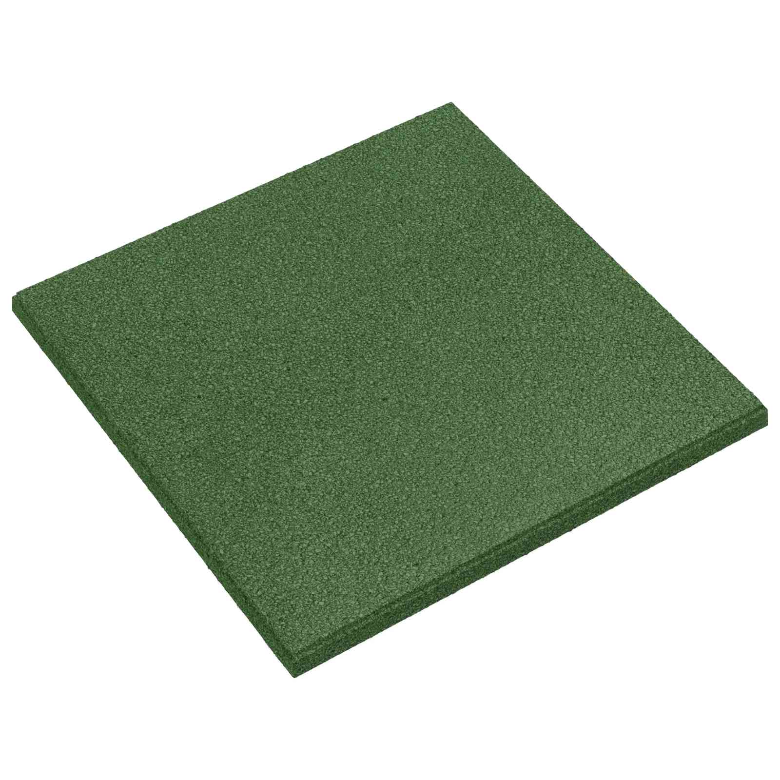 vidaXL Fall Protection Tiles 18 pcs Green 50 x 50 cm Rubber 1
