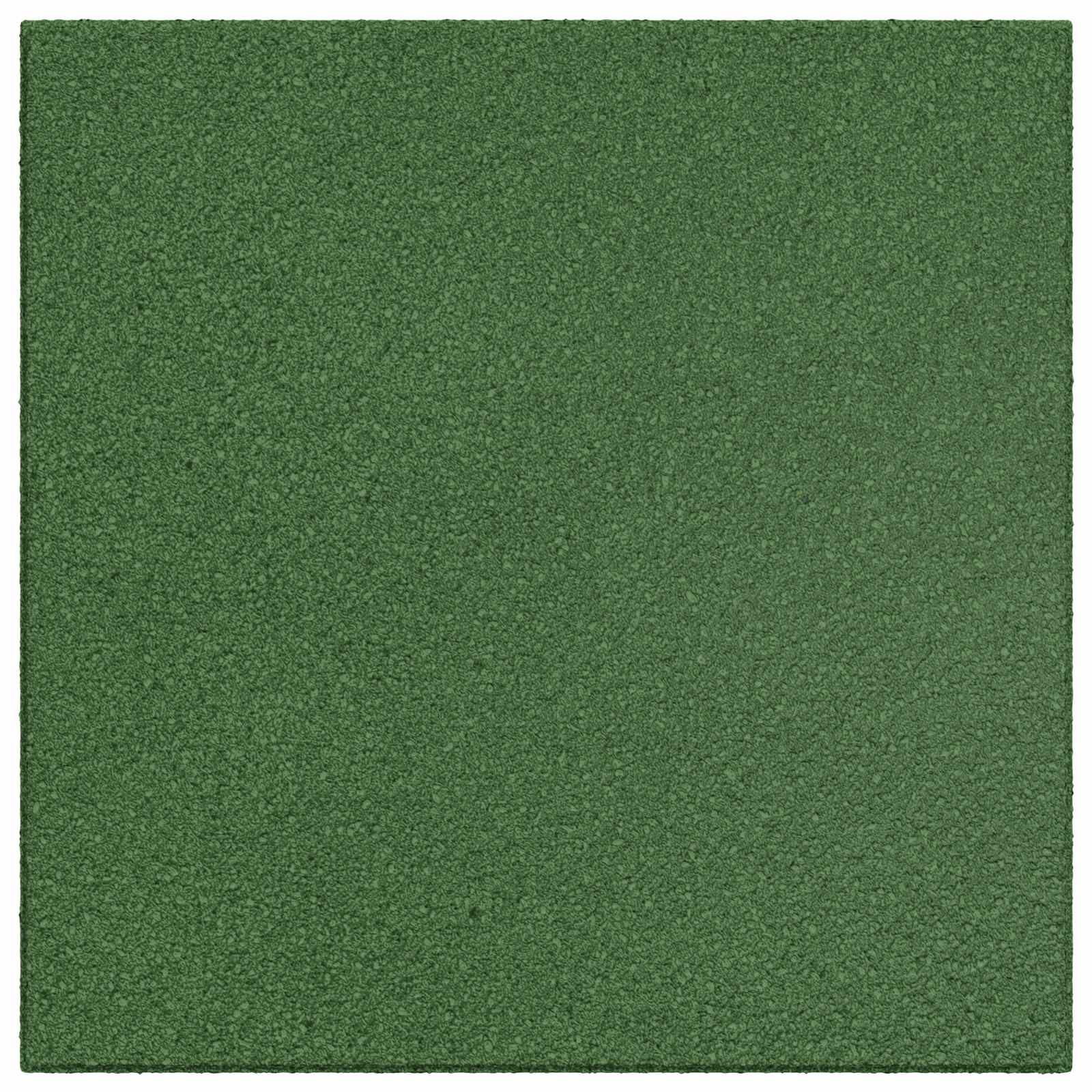 vidaXL Fall Protection Tiles 18 pcs Green 50 x 50 cm Rubber 4