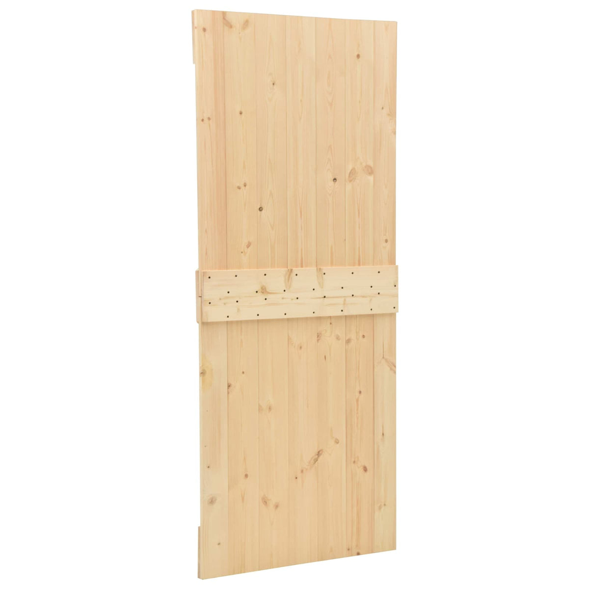 vidaXL Sliding Door 2 pcs 90 x 210 cm Solid Pine Wood 6