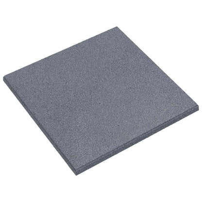 vidaXL Fall Protection Tiles 24 pcs Grey 50 x 50 cm Rubber 1
