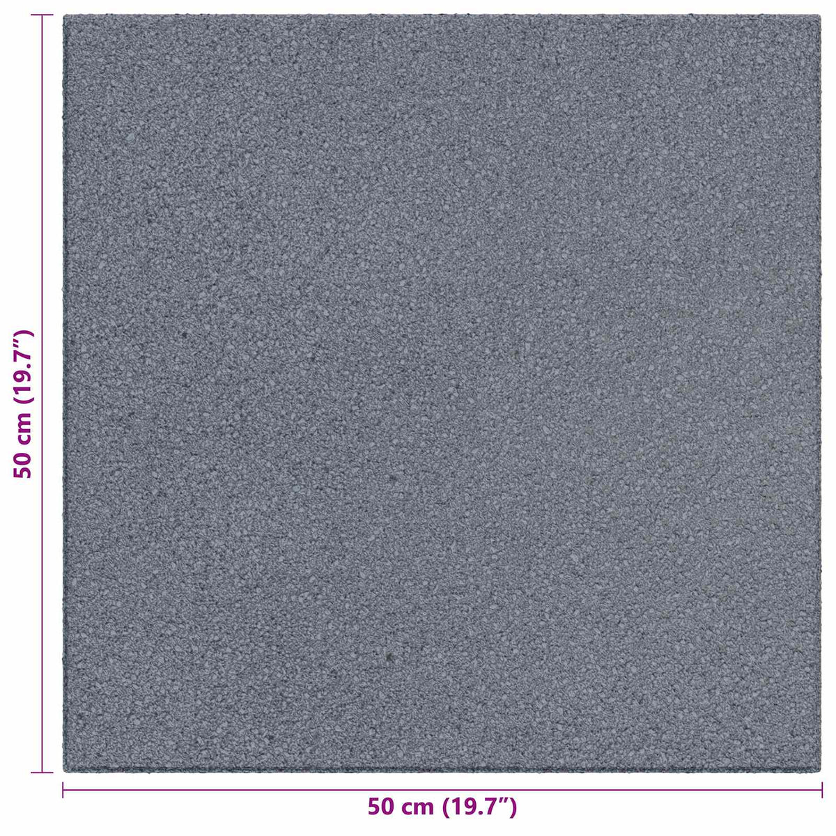 vidaXL Fall Protection Tiles 24 pcs Grey 50 x 50 cm Rubber 6