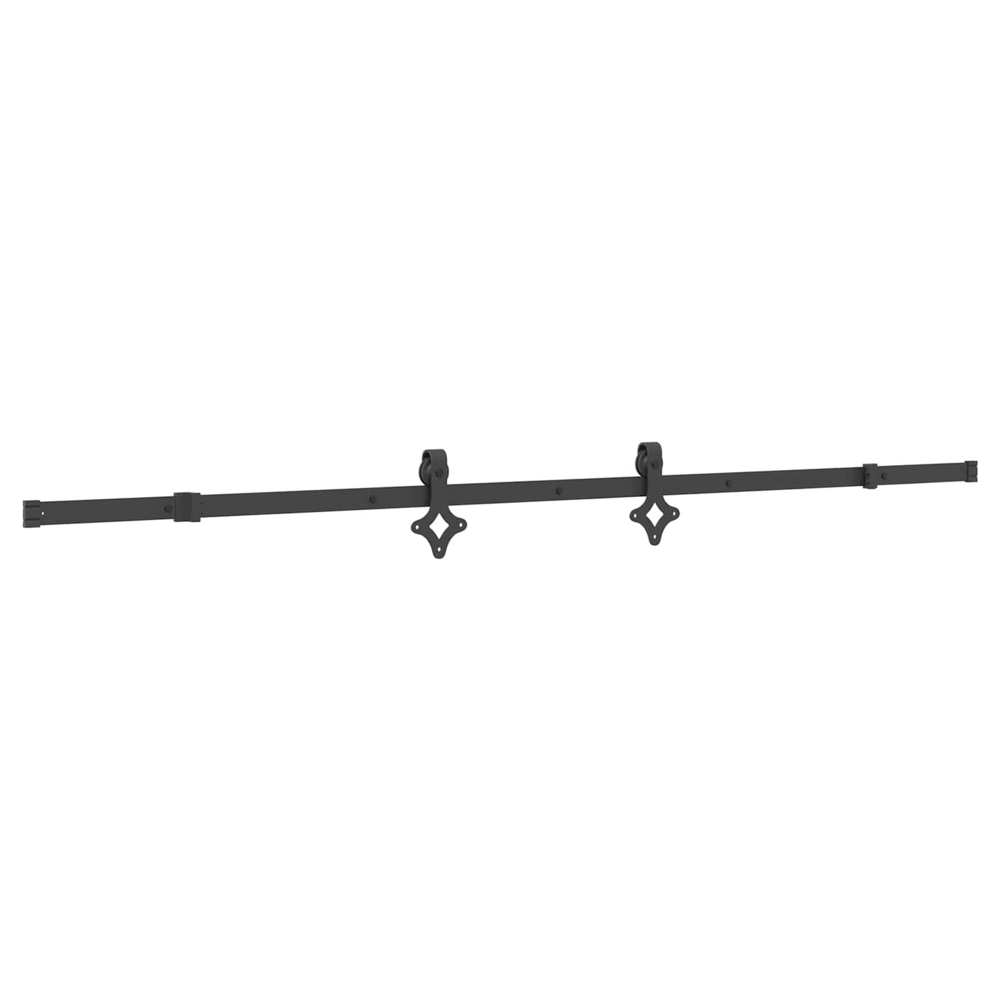 vidaXL Sliding Door NARVIK Natural and Black 95 x 210 cm (213.5 cm) 3