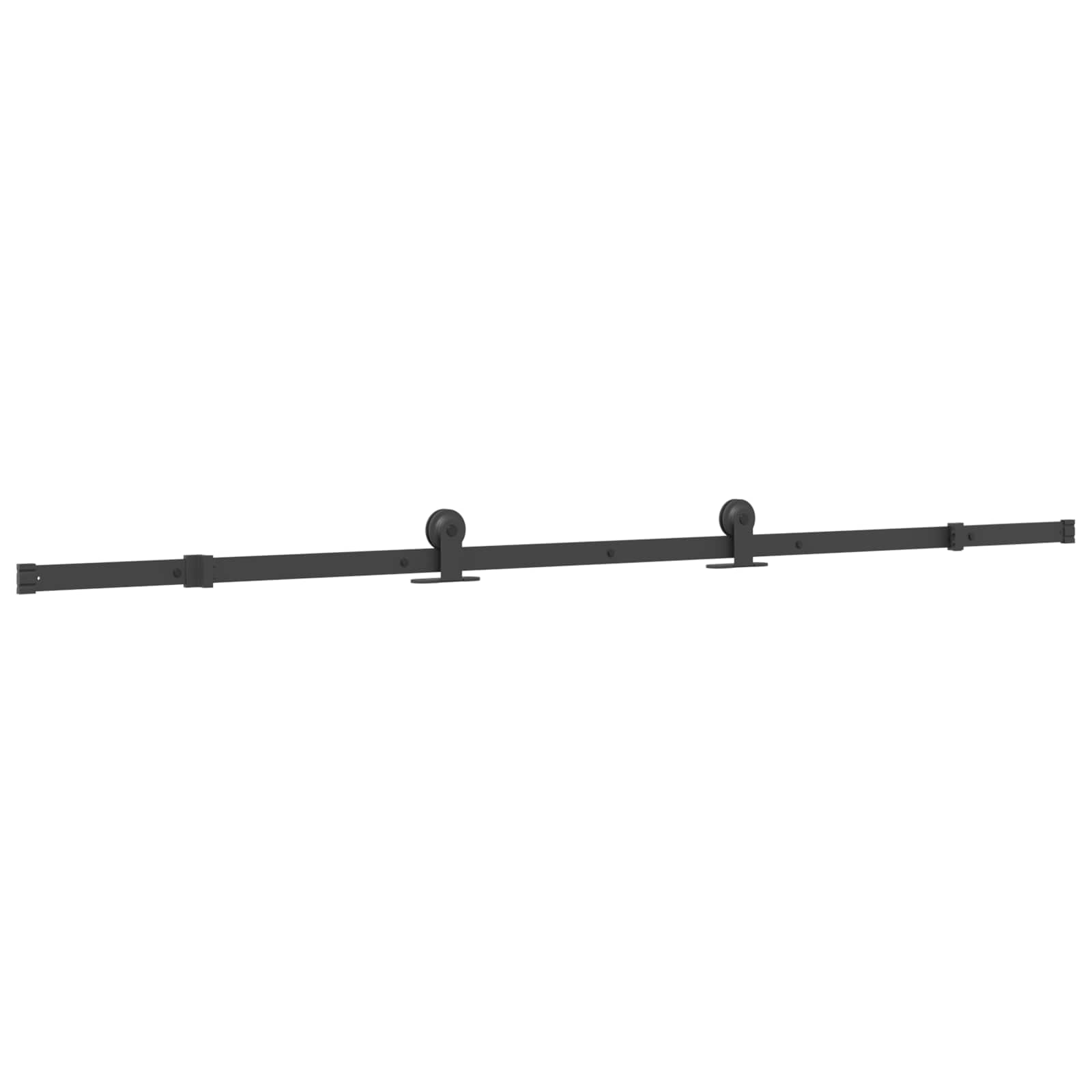 vidaXL Sliding Door NARVIK Natural and Black 3