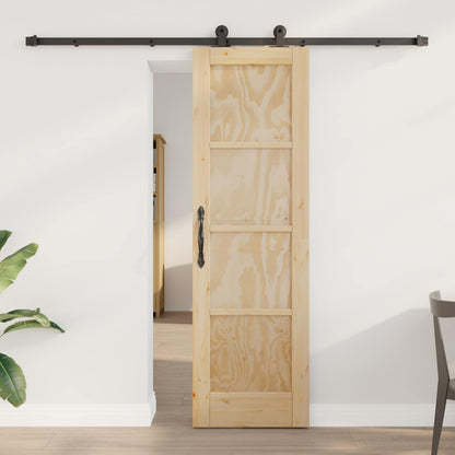 Sliding Door ORKDAL Solid Pine Wood Natural 61 cm 198.5 cm 213.5 cm