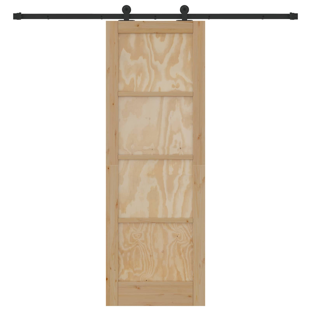 Sliding Door ORKDAL Solid Pine Wood Natural 73.5 cm 211 cm 213.5 cm
