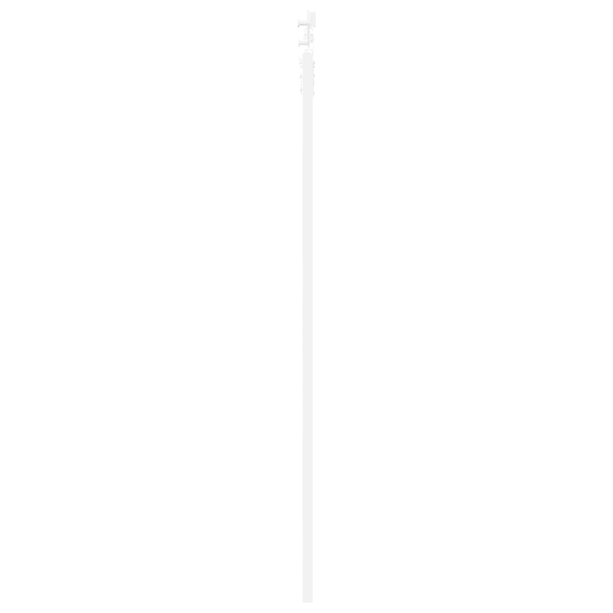 vidaXL Sliding Door White 83 x 202 cm Solid Pine Wood 5