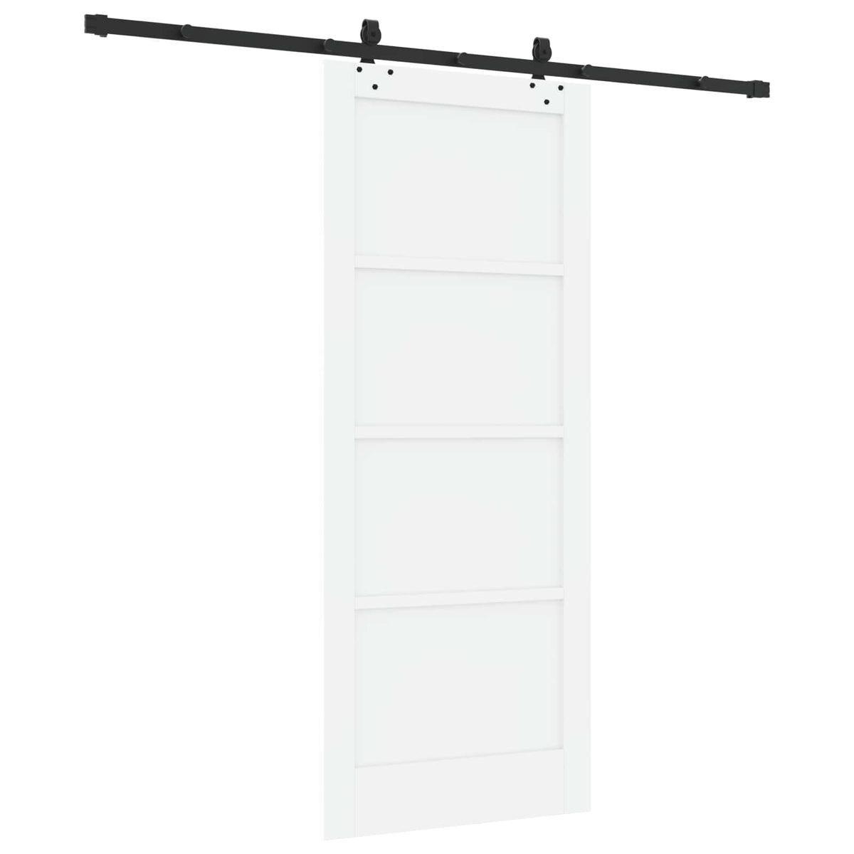 vidaXL Sliding Door ORKDAL 83 x 202 cm Solid Pine Wood White 6