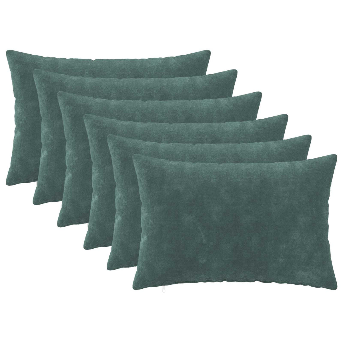 Throw Pillow HEERLEN 6 pcs Sea Blue 30 x 50 cm