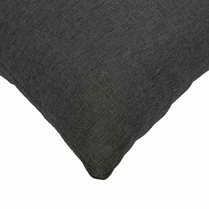 Throw Pillow HEERLEN Fabric 12 pcs 40 x 40 cm Dark grey